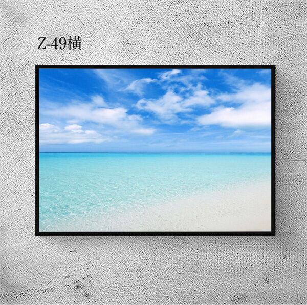 A4サイズ 送料無料 インテリアポスター アート作品 写真 素敵 キレイ 可愛い ポスターインテリア 海のインテリア 海のポスター