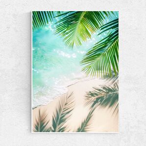 A4サイズ 送料無料 インテリアポスター アート作品 写真 素敵 キレイ 可愛い ポスターインテリア ビーチインテリア