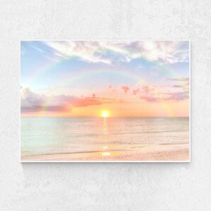 A4サイズ 送料無料 インテリアポスター アート作品 写真 素敵 キレイ 可愛い ポスターインテリア 海のインテリア