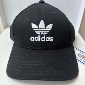 【新品】ブラック adidas originals キャップ フリーサイズ アディダスオリジナルス