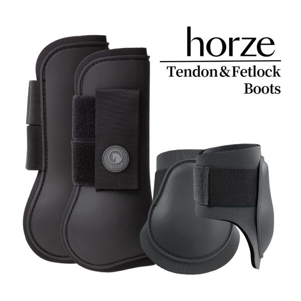 乗馬 プロテクター 4脚セット 馬用プロテクター コブ 馬術 障害 HORZE