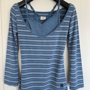 Tommy Jeans トミージーンズ カットソー Sサイズ ブルー