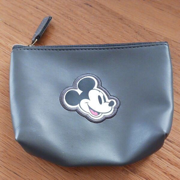 ディズニー ミッキー ポーチ グレー Disney 100