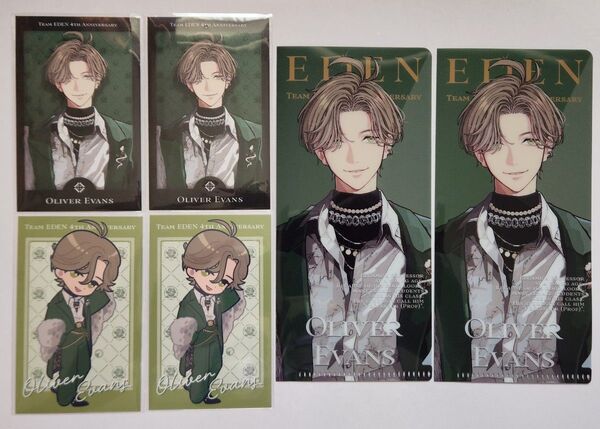 オリバー・エバンス エデン組 4th Anniversary チェキ にじさんじ
