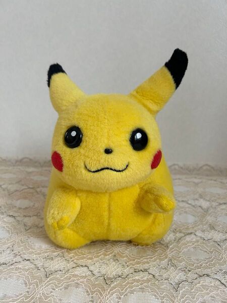 初期TOMY製 ピカチュウ ぬいぐるみ ポケモン ポケットモンスター 希少 平成レトロ