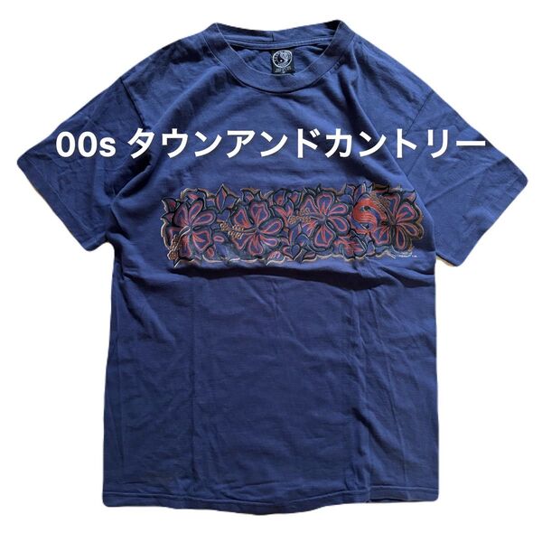 00s タウンアンドカントリー USA製 Tシャツ T&C タウカン ビンテージ アメリカ製 アメカジ 古着 半袖