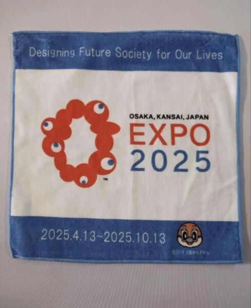 大阪・関西万博 ミャクミャク ハンドタオル ハンカチ もずやん EXPO 2025 グッズ