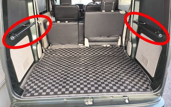 類似最安値 EVERY エブリィ da17v スズキ エブリイバン DA17V 専用 トランクラックバー イレクターパイプ