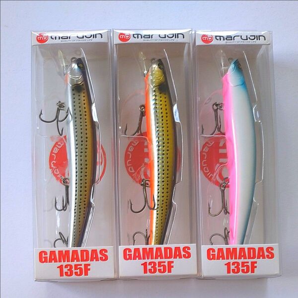 marugin (マルジン) gamadas (ガマダス) 135F 3個 セット (未使用品)