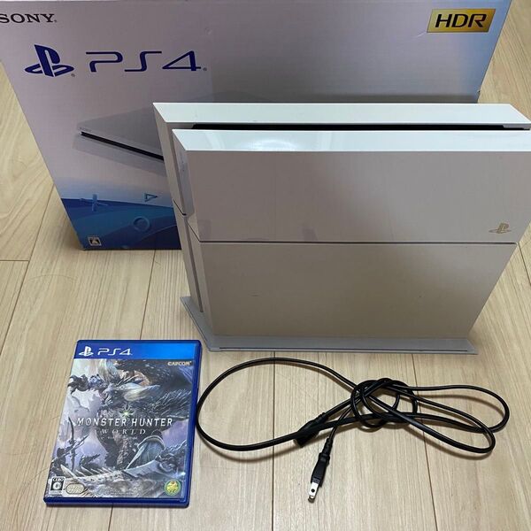 PS4 本体 CUH-2100B B02 グレイシャーホワイト 1TB PlayStation4 プレイステーション4 プレステ
