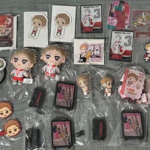 ハイキュー!! 夜久衛輔 まとめ売り アクスタ ヘアゴム 前髪クリップ フォンタブ マスコット ぬいぐるみ カプセルトイ 他