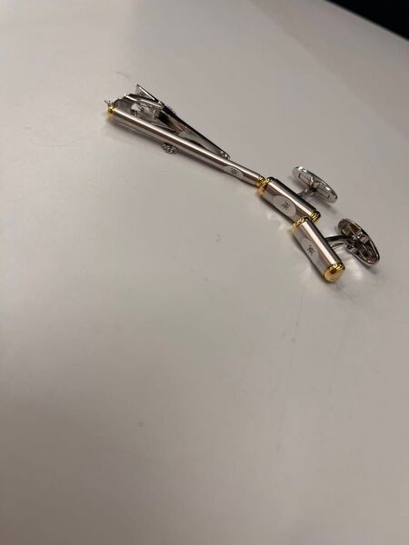 silver 925 シルバーダイヤモンド カフス タイピン セット