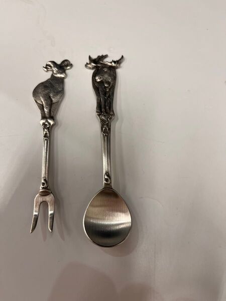 pewter boma Canada ピューターボマ 羊 BIGhornsheep カトラリーセット