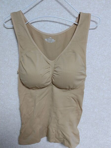 3L ブラトップ タンクトップ XXL 大きいサイズ ベージュ
