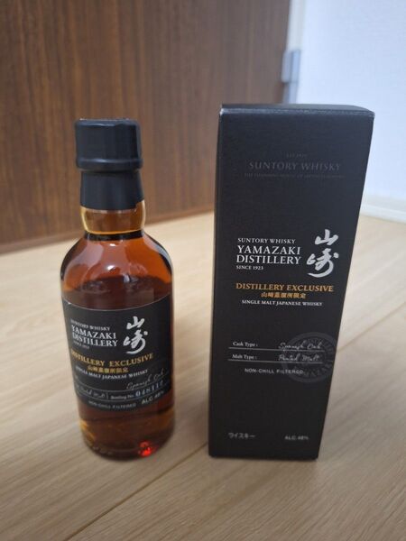 サントリー 山崎蒸溜所限定 シングルモルトウイスキースパニッシュオーク 180ml