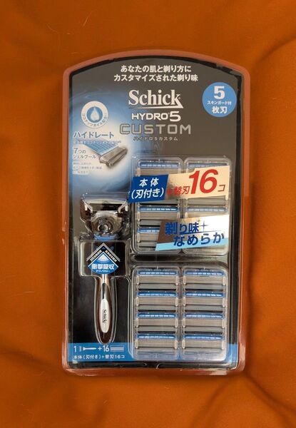 Schick シック HYDRO5 カスタム ハイドロ5 本体ホルダー1本+替刃16個 5枚刃