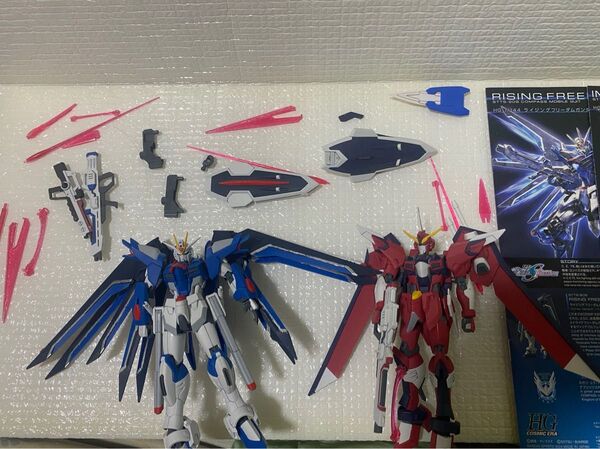 hg ライジングフリーダム イモータルジャスティス セット ガンプラ ジャンク まとめ seed freedom フリーダム