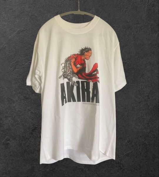 【アニメ】AKIRA アキラ 鉄雄 白半袖 Tシャツ 【M0056M】 白 Tシャツ プリント ホワイト