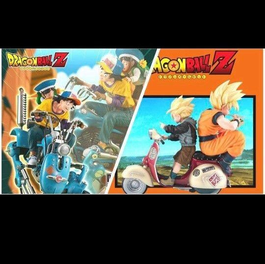 ドラゴンボール デスクトップリアルマッコイex 孫悟空 孫悟飯 バイク 一番くじ フィギュア 二足歩行ロボット