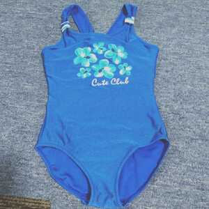  swimsuit 130 girl hibiscus blue series child 000707