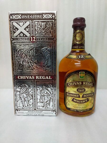 ☆ 未開封 CHIVAS REGAL シーバスリーガル 12年 1 L 43度 箱付 古酒