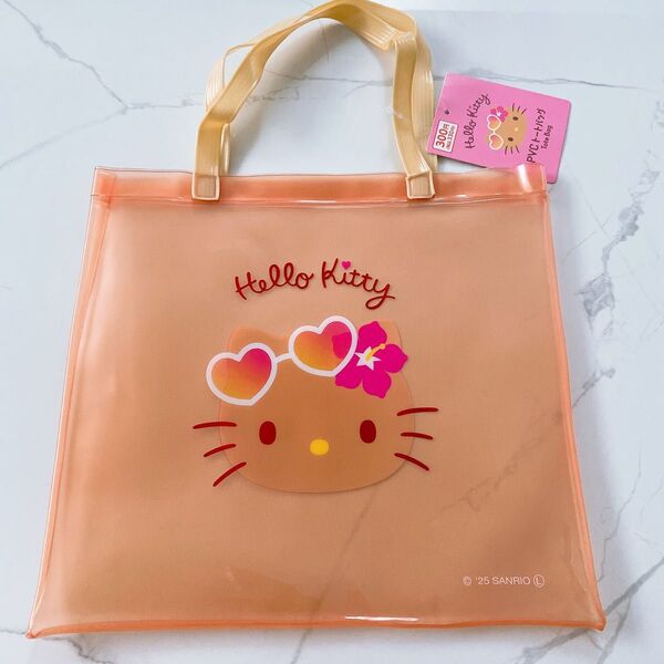 サンリオ SANRIO ハローキティ トートバッグ PVCトートバッグ 日焼けキティ キティちゃん