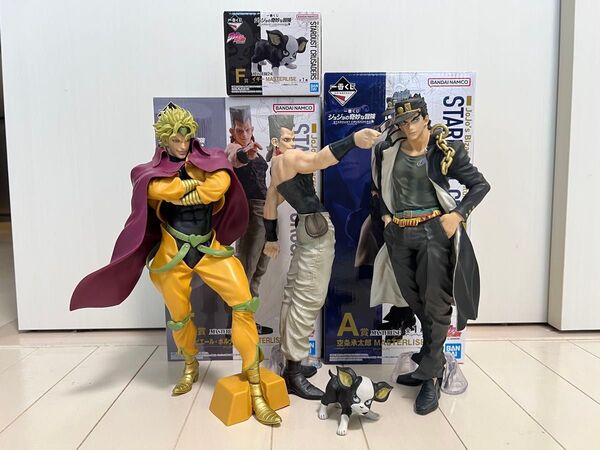 一番くじ ジョジョの奇妙な冒険 STARDUST CRUSADERS フィギュア4点