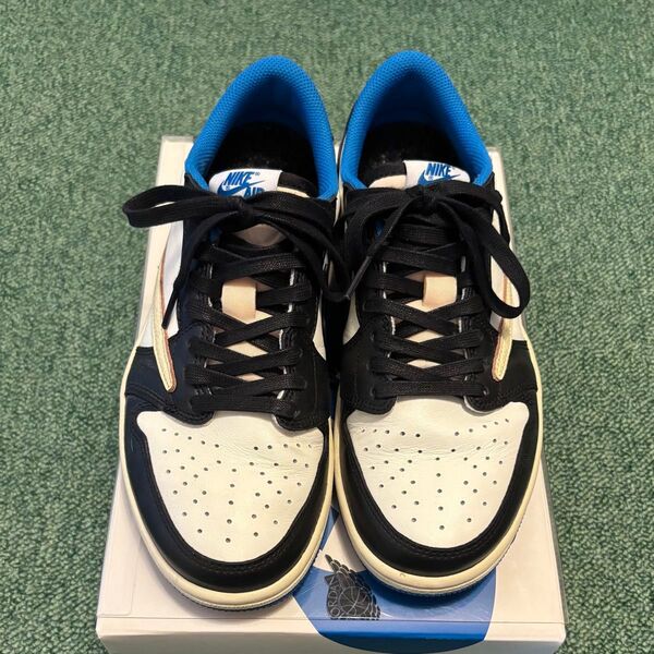 25.5 Travis Scott Fragment Nike Air Jordan 1 Low OG SP トラフグ トラヴィス