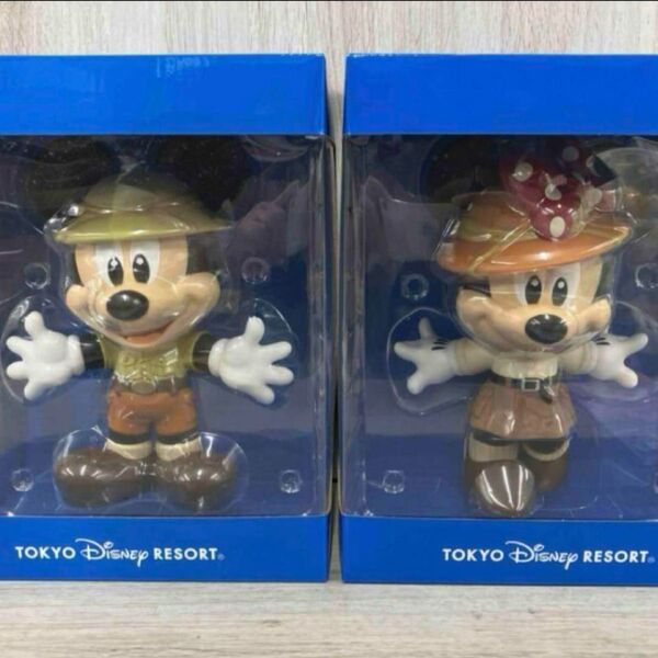 東京ディズニーリゾート ジャングルカーニバル ミッキー ミニー フィギュア