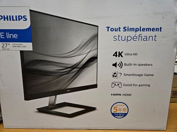 フィリップス 278E1A 4K モニター ディスプレイ IPS PHILIPS