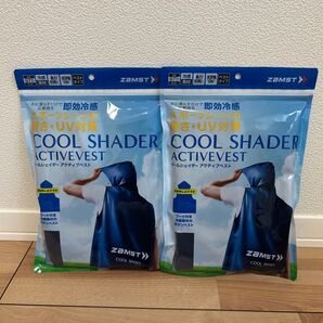 【新品未開封】ザムスト COOL SHADER アクティブベスト 2セット