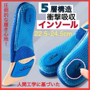 インソール 中敷 スポーツ ハニカム 衝撃吸収 クッション アーチサポート