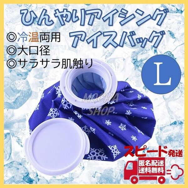 アイスバッグ Lサイズ 1個 氷のう 氷嚢 アイシング ゴルフ 熱中症 冷却