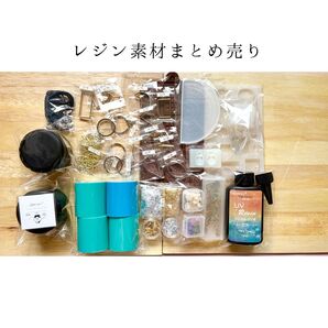 レジン用品 まとめ売り セット 空枠 レジン液 シリコンモールド 花材