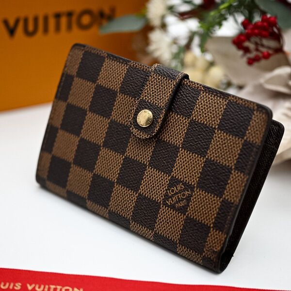 ルイヴィトン 折り財布 ダミエ ポルトフォイユ ヴィエノワ がま口 ヴィトン Louis Vuitton コンパクト