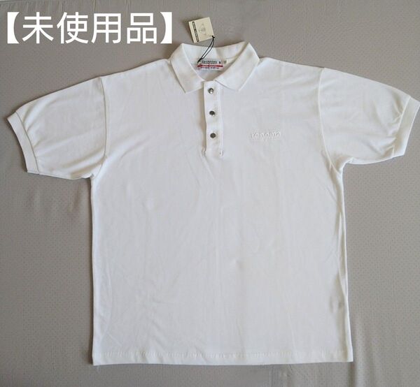 【未使用品】renoma メンズ半袖ポロシャツ ホワイト Mサイズ
