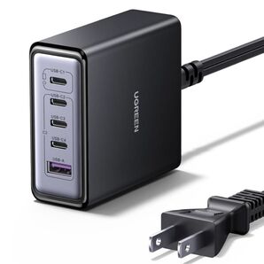 UGREEN 充電器 65W 5ポート PD/QC4+/PPS規格 ケーブル付き