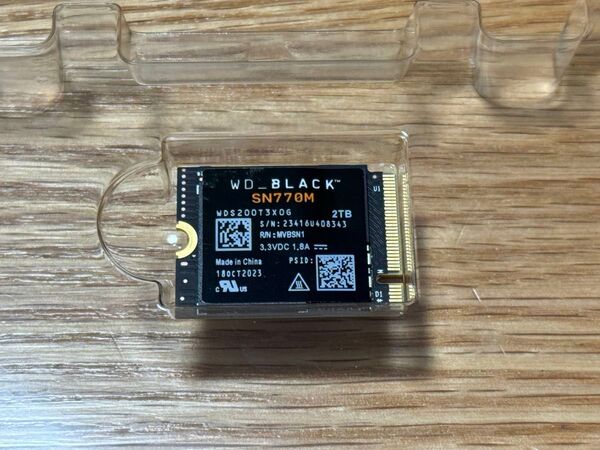 保証有り 使用時間短 WD Black SN770M 2TB NVMe SSD WDS200T3X0G M.2 2230