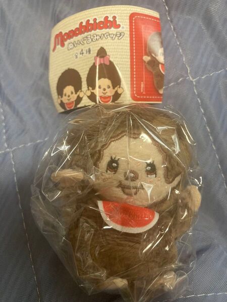 ガチャ カプセルトイ Monchhichi モンチッチ ぬいぐるみバッジ