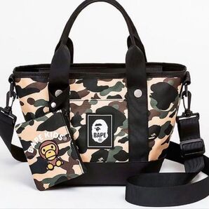 BAPE KIDS ベイプ キッズ おさんぽトート&ミニ財布 トートバッグ 2way 宝島社付録