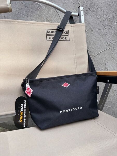DANTON コーデュラナイロン MONTSOURIS ショルダーバッグ ブラック
