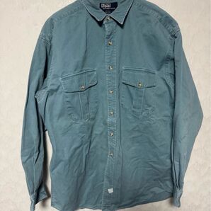 ラルフローレン デニムシャツ Lサイズ USA製 XL XXL オーバーサイズ