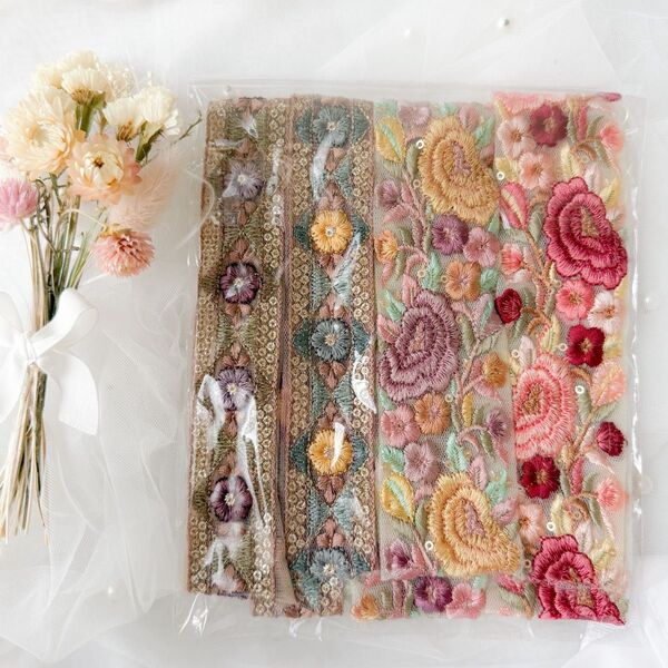 インド刺繍リボン アソートL 大特価!!