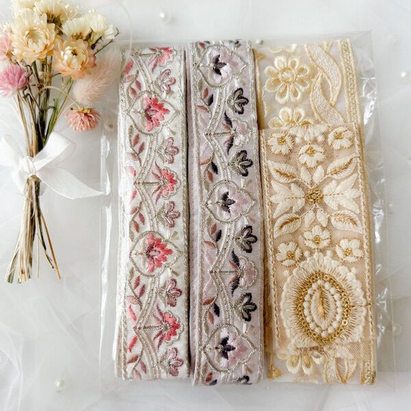 インド刺繍リボン アソートN
