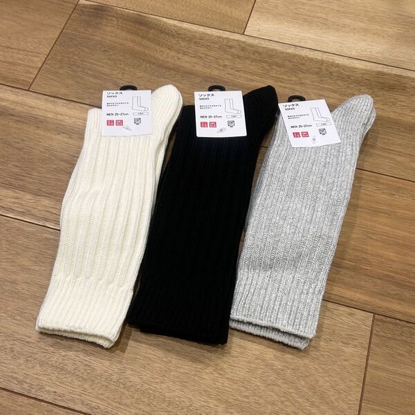 UNIQLO ユニクロ ソックス 靴下 3足セット 女性もok!