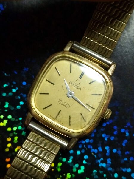 OMEGA De Ville クォーツ腕時計 ゴールド 訳アリ