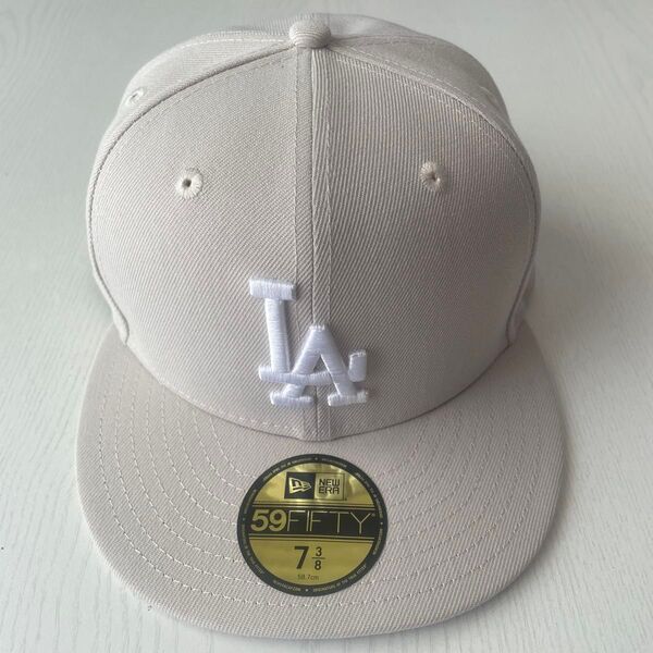 ニューエラ New Era 59FIFTY LAキャップ 7 3/8 ベージュ