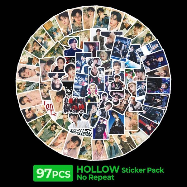 【97枚】STRAYKIDS ストレイキッズ Hollow シールステッカー フレークシール