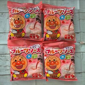 アンパンマン 明治フルーツソース いちご味 7個入り×4袋