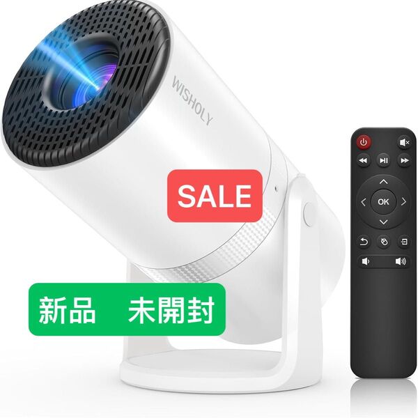 プロジェクター 家庭用 Android TV搭載・270°回転天井投影 18000LM 4k対応 自動台形補正 Bluetooth
